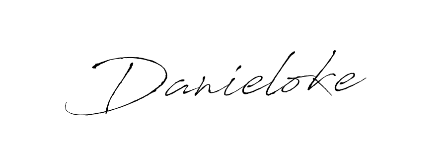 Also we have Danieloke name is the best signature style. Create professional handwritten signature collection using Antro_Vectra autograph style. Danieloke signature style 6 images and pictures png