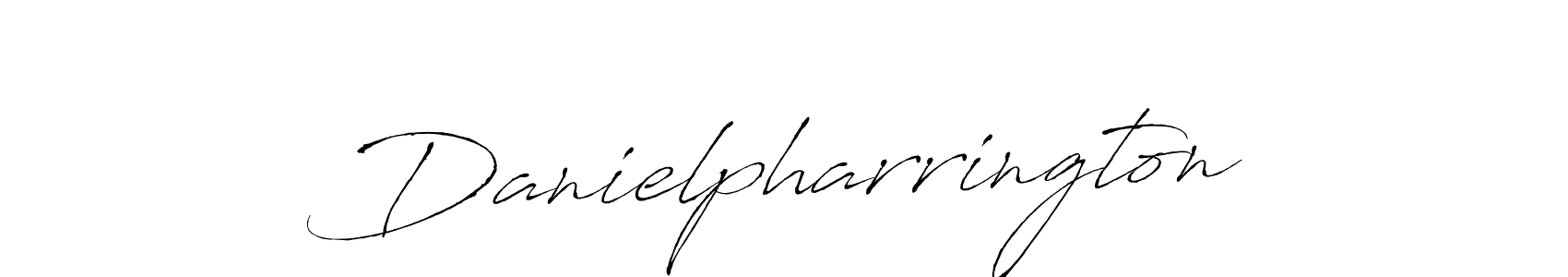 Antro_Vectra is a professional signature style that is perfect for those who want to add a touch of class to their signature. It is also a great choice for those who want to make their signature more unique. Get Danielpharrington name to fancy signature for free. Danielpharrington signature style 6 images and pictures png
