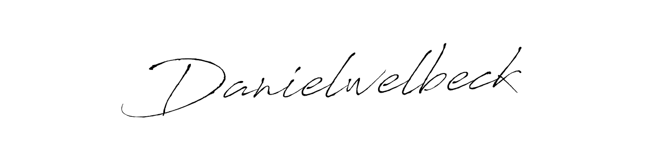 Use a signature maker to create a handwritten signature online. With this signature software, you can design (Antro_Vectra) your own signature for name Danielwelbeck. Danielwelbeck signature style 6 images and pictures png