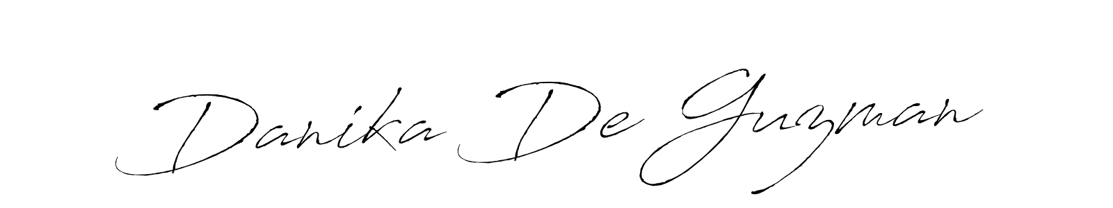 Also You can easily find your signature by using the search form. We will create Danika De Guzman name handwritten signature images for you free of cost using Antro_Vectra sign style. Danika De Guzman signature style 6 images and pictures png