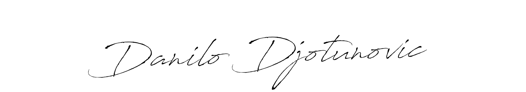 Danilo Djotunovic stylish signature style. Best Handwritten Sign (Antro_Vectra) for my name. Handwritten Signature Collection Ideas for my name Danilo Djotunovic. Danilo Djotunovic signature style 6 images and pictures png