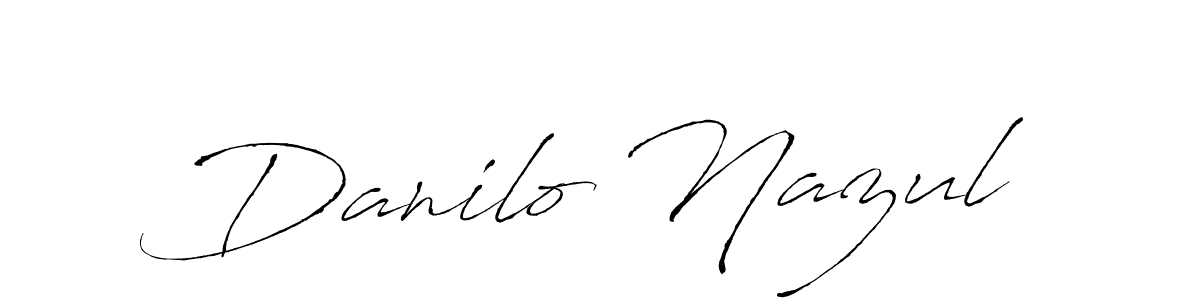 Make a short Danilo Nazul signature style. Manage your documents anywhere anytime using Antro_Vectra. Create and add eSignatures, submit forms, share and send files easily. Danilo Nazul signature style 6 images and pictures png