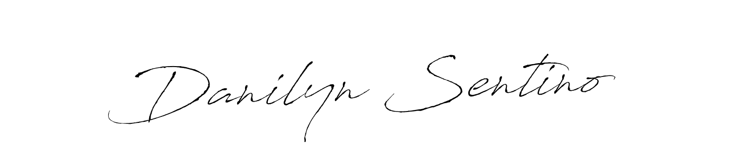 Design your own signature with our free online signature maker. With this signature software, you can create a handwritten (Antro_Vectra) signature for name Danilyn Sentino. Danilyn Sentino signature style 6 images and pictures png