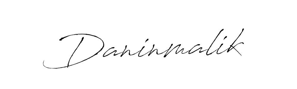 How to make Daninmalik signature? Antro_Vectra is a professional autograph style. Create handwritten signature for Daninmalik name. Daninmalik signature style 6 images and pictures png