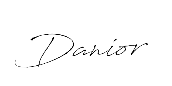 Once you've used our free online signature maker to create your best signature Antro_Vectra style, it's time to enjoy all of the benefits that Danior name signing documents. Danior signature style 6 images and pictures png