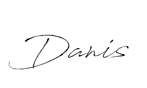 How to make Danis name signature. Use Antro_Vectra style for creating short signs online. This is the latest handwritten sign. Danis signature style 6 images and pictures png