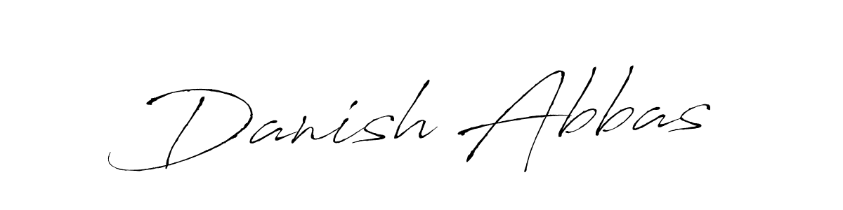 Also we have Danish Abbas name is the best signature style. Create professional handwritten signature collection using Antro_Vectra autograph style. Danish Abbas signature style 6 images and pictures png