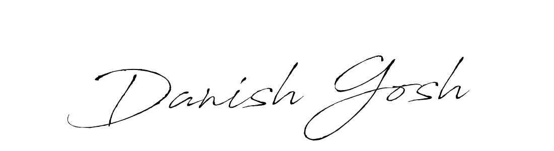 Danish Gosh stylish signature style. Best Handwritten Sign (Antro_Vectra) for my name. Handwritten Signature Collection Ideas for my name Danish Gosh. Danish Gosh signature style 6 images and pictures png