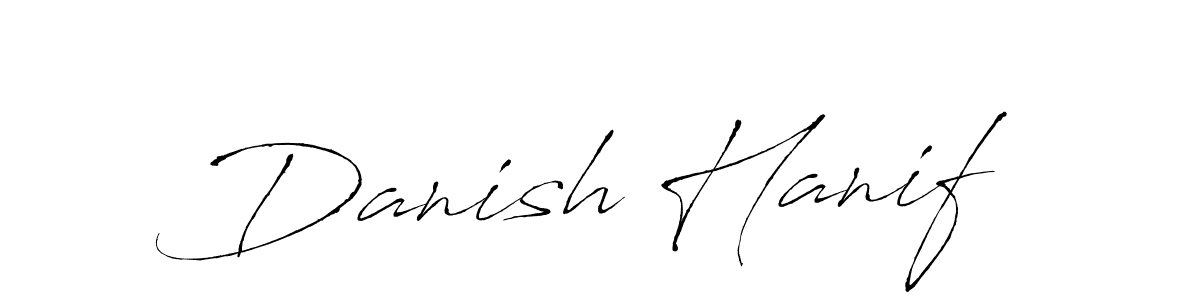 How to make Danish Hanif signature? Antro_Vectra is a professional autograph style. Create handwritten signature for Danish Hanif name. Danish Hanif signature style 6 images and pictures png