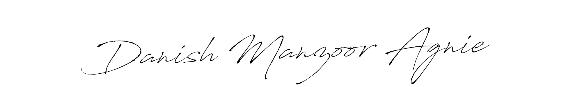 Make a short Danish Manzoor Agnie signature style. Manage your documents anywhere anytime using Antro_Vectra. Create and add eSignatures, submit forms, share and send files easily. Danish Manzoor Agnie signature style 6 images and pictures png