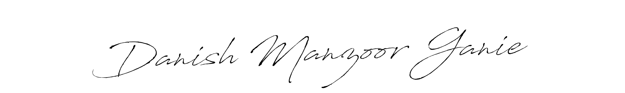 Make a beautiful signature design for name Danish Manzoor Ganie. With this signature (Antro_Vectra) style, you can create a handwritten signature for free. Danish Manzoor Ganie signature style 6 images and pictures png