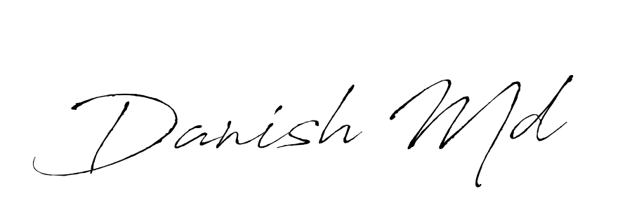 How to make Danish Md signature? Antro_Vectra is a professional autograph style. Create handwritten signature for Danish Md name. Danish Md signature style 6 images and pictures png