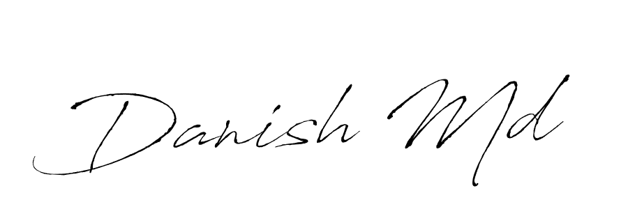 This is the best signature style for the Danish Md name. Also you like these signature font (Antro_Vectra). Mix name signature. Danish Md signature style 6 images and pictures png