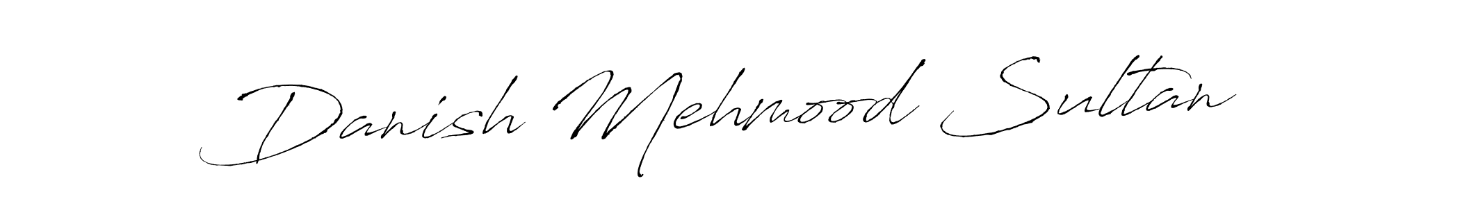 Use a signature maker to create a handwritten signature online. With this signature software, you can design (Antro_Vectra) your own signature for name Danish Mehmood Sultan. Danish Mehmood Sultan signature style 6 images and pictures png