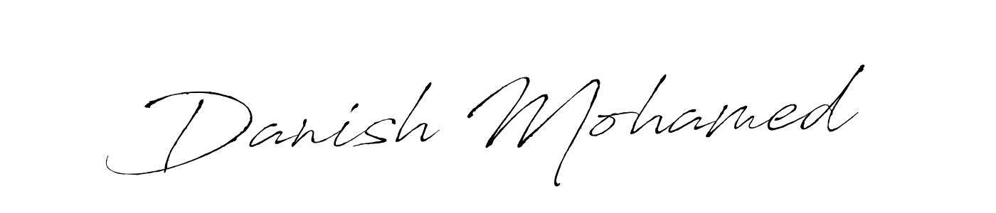 Danish Mohamed stylish signature style. Best Handwritten Sign (Antro_Vectra) for my name. Handwritten Signature Collection Ideas for my name Danish Mohamed. Danish Mohamed signature style 6 images and pictures png