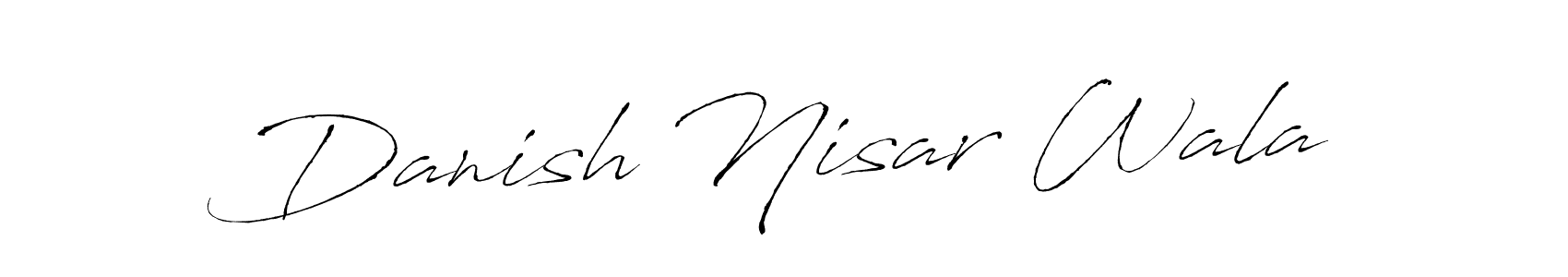 if you are searching for the best signature style for your name Danish Nisar Wala. so please give up your signature search. here we have designed multiple signature styles  using Antro_Vectra. Danish Nisar Wala signature style 6 images and pictures png