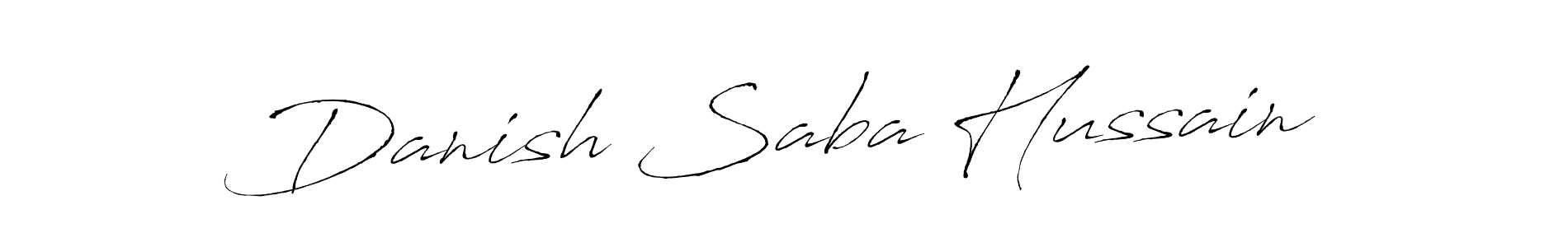 Use a signature maker to create a handwritten signature online. With this signature software, you can design (Antro_Vectra) your own signature for name Danish Saba Hussain. Danish Saba Hussain signature style 6 images and pictures png