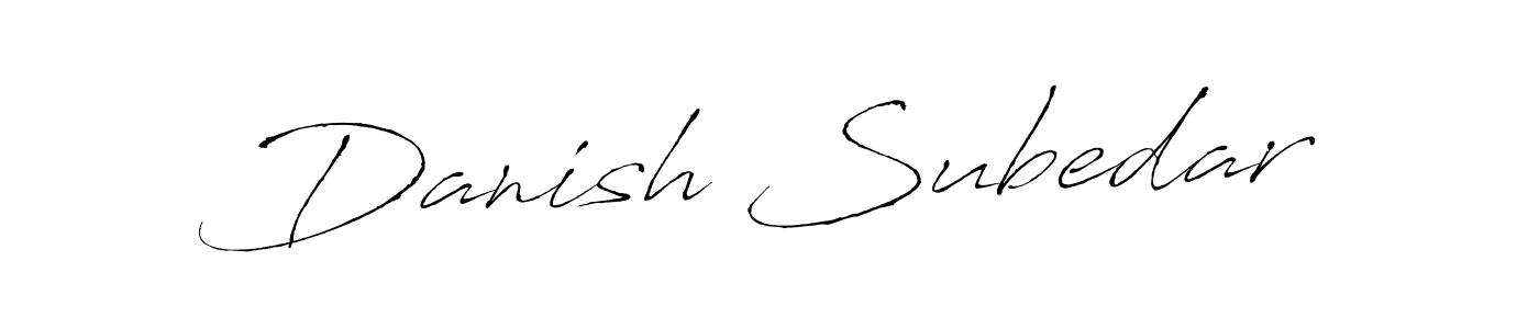 Use a signature maker to create a handwritten signature online. With this signature software, you can design (Antro_Vectra) your own signature for name Danish Subedar. Danish Subedar signature style 6 images and pictures png