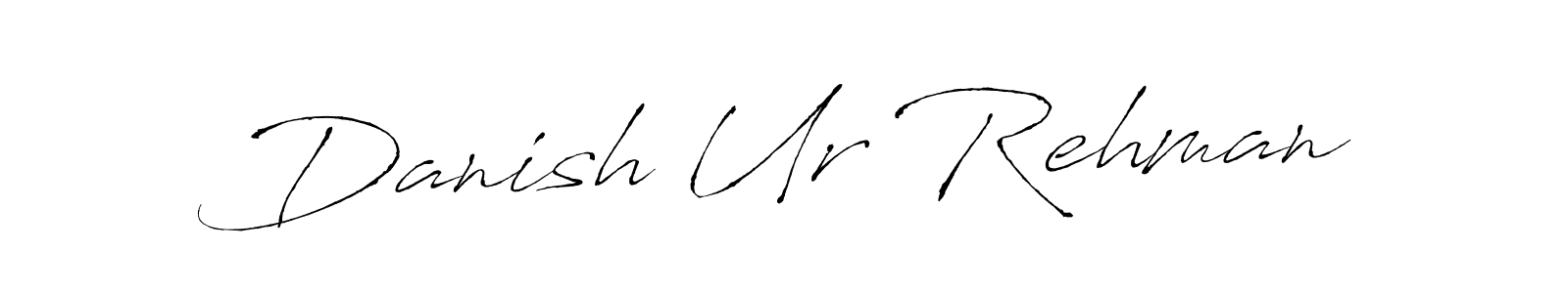 Design your own signature with our free online signature maker. With this signature software, you can create a handwritten (Antro_Vectra) signature for name Danish Ur Rehman. Danish Ur Rehman signature style 6 images and pictures png