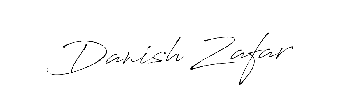 Use a signature maker to create a handwritten signature online. With this signature software, you can design (Antro_Vectra) your own signature for name Danish Zafar. Danish Zafar signature style 6 images and pictures png