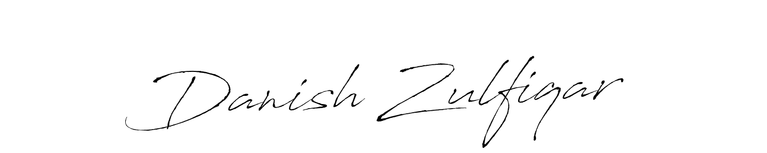 Create a beautiful signature design for name Danish Zulfiqar. With this signature (Antro_Vectra) fonts, you can make a handwritten signature for free. Danish Zulfiqar signature style 6 images and pictures png