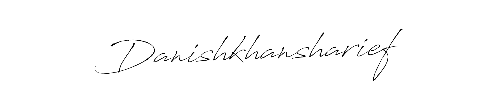 Use a signature maker to create a handwritten signature online. With this signature software, you can design (Antro_Vectra) your own signature for name Danishkhansharief. Danishkhansharief signature style 6 images and pictures png