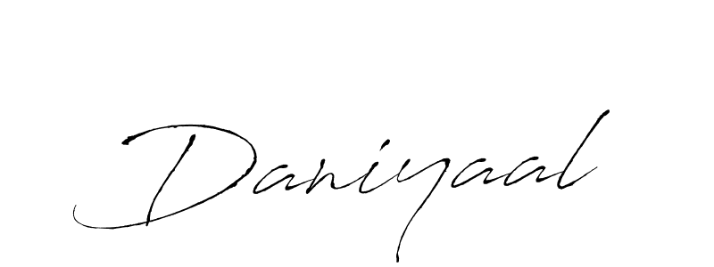 How to make Daniyaal name signature. Use Antro_Vectra style for creating short signs online. This is the latest handwritten sign. Daniyaal signature style 6 images and pictures png