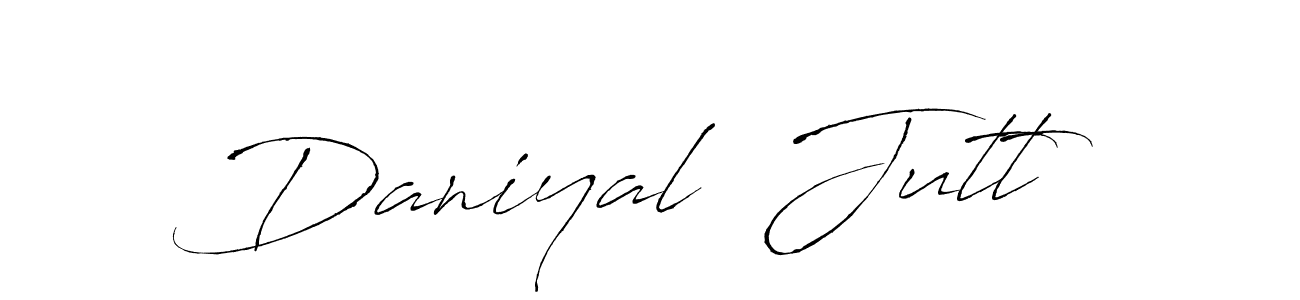 Design your own signature with our free online signature maker. With this signature software, you can create a handwritten (Antro_Vectra) signature for name Daniyal  Jutt. Daniyal  Jutt signature style 6 images and pictures png