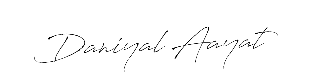 Similarly Antro_Vectra is the best handwritten signature design. Signature creator online .You can use it as an online autograph creator for name Daniyal Aayat. Daniyal Aayat signature style 6 images and pictures png