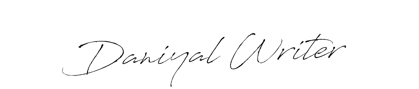 Similarly Antro_Vectra is the best handwritten signature design. Signature creator online .You can use it as an online autograph creator for name Daniyal Writer. Daniyal Writer signature style 6 images and pictures png