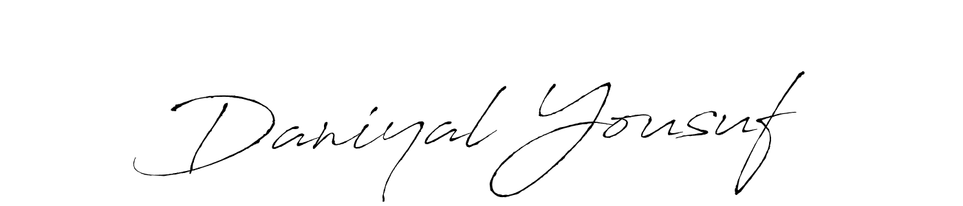 It looks lik you need a new signature style for name Daniyal Yousuf. Design unique handwritten (Antro_Vectra) signature with our free signature maker in just a few clicks. Daniyal Yousuf signature style 6 images and pictures png