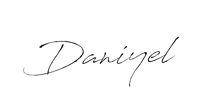How to make Daniyel name signature. Use Antro_Vectra style for creating short signs online. This is the latest handwritten sign. Daniyel signature style 6 images and pictures png