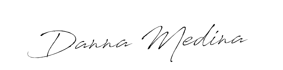 You should practise on your own different ways (Antro_Vectra) to write your name (Danna Medina) in signature. don't let someone else do it for you. Danna Medina signature style 6 images and pictures png