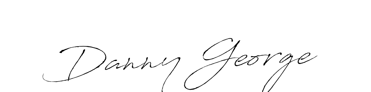 Design your own signature with our free online signature maker. With this signature software, you can create a handwritten (Antro_Vectra) signature for name Danny George. Danny George signature style 6 images and pictures png