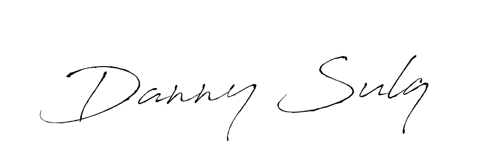 Danny Sulq stylish signature style. Best Handwritten Sign (Antro_Vectra) for my name. Handwritten Signature Collection Ideas for my name Danny Sulq. Danny Sulq signature style 6 images and pictures png