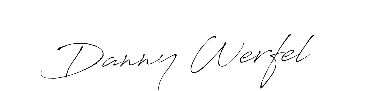 Create a beautiful signature design for name Danny Werfel. With this signature (Antro_Vectra) fonts, you can make a handwritten signature for free. Danny Werfel signature style 6 images and pictures png