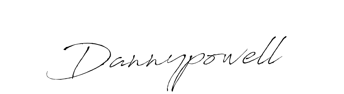 Dannypowell stylish signature style. Best Handwritten Sign (Antro_Vectra) for my name. Handwritten Signature Collection Ideas for my name Dannypowell. Dannypowell signature style 6 images and pictures png