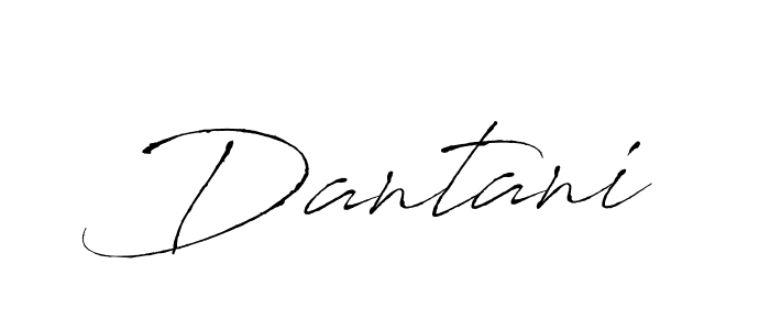 Use a signature maker to create a handwritten signature online. With this signature software, you can design (Antro_Vectra) your own signature for name Dantani. Dantani signature style 6 images and pictures png