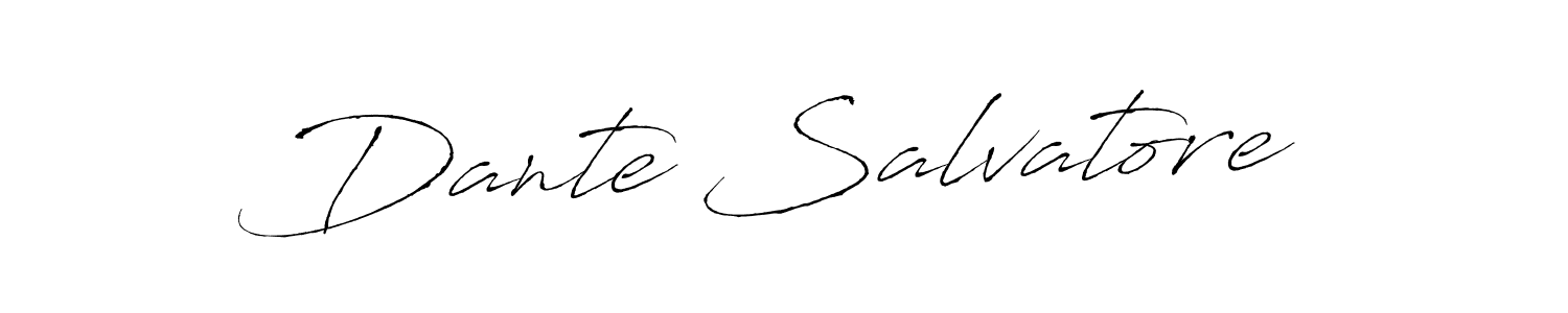 Also we have Dante Salvatore name is the best signature style. Create professional handwritten signature collection using Antro_Vectra autograph style. Dante Salvatore signature style 6 images and pictures png