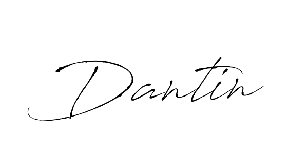 Make a beautiful signature design for name Dantin. With this signature (Antro_Vectra) style, you can create a handwritten signature for free. Dantin signature style 6 images and pictures png