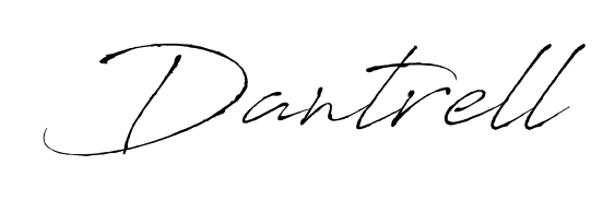 A classic penmanship look for Dantrell. The Antro_Vectra font brings timeless elegance and confidence to every signed document. Dantrell signature style 6 images and pictures png