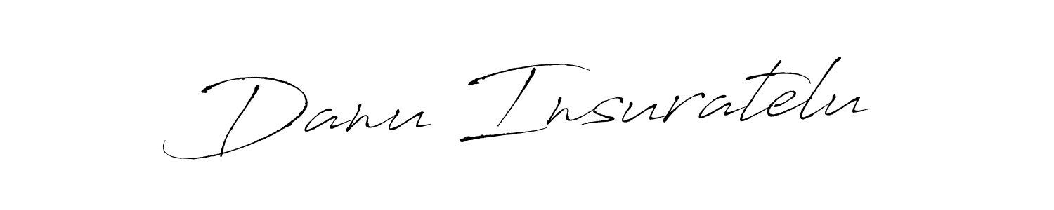 The best way (Antro_Vectra) to make a short signature is to pick only two or three words in your name. The name Danu Insuratelu include a total of six letters. For converting this name. Danu Insuratelu signature style 6 images and pictures png
