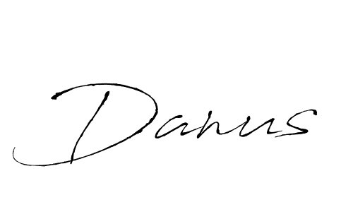 Design your own signature with our free online signature maker. With this signature software, you can create a handwritten (Antro_Vectra) signature for name Danus. Danus signature style 6 images and pictures png