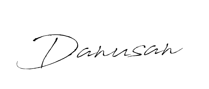 Use a signature maker to create a handwritten signature online. With this signature software, you can design (Antro_Vectra) your own signature for name Danusan. Danusan signature style 6 images and pictures png