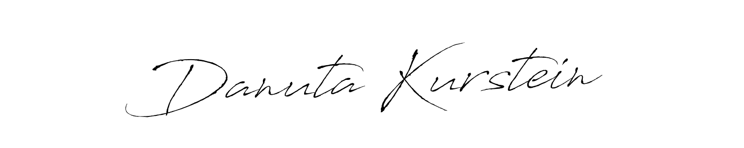 Create a beautiful signature design for name Danuta Kurstein. With this signature (Antro_Vectra) fonts, you can make a handwritten signature for free. Danuta Kurstein signature style 6 images and pictures png