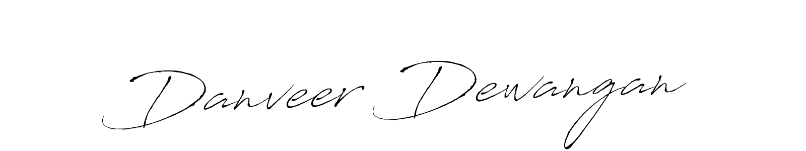 Make a beautiful signature design for name Danveer Dewangan. With this signature (Antro_Vectra) style, you can create a handwritten signature for free. Danveer Dewangan signature style 6 images and pictures png