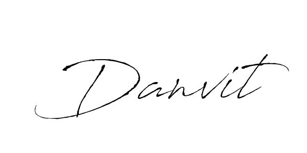 Also You can easily find your signature by using the search form. We will create Danvit name handwritten signature images for you free of cost using Antro_Vectra sign style. Danvit signature style 6 images and pictures png