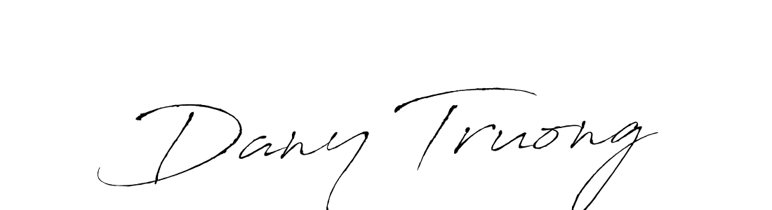 Antro_Vectra is a professional signature style that is perfect for those who want to add a touch of class to their signature. It is also a great choice for those who want to make their signature more unique. Get Dany Truong name to fancy signature for free. Dany Truong signature style 6 images and pictures png