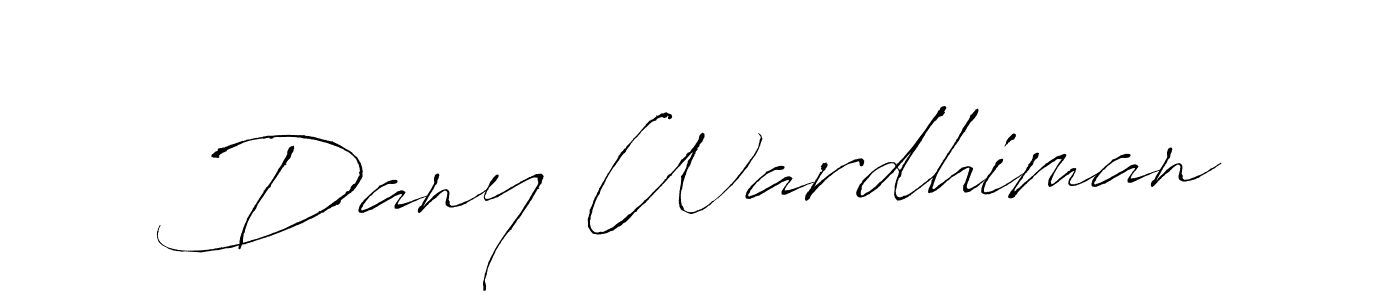 if you are searching for the best signature style for your name Dany Wardhiman. so please give up your signature search. here we have designed multiple signature styles  using Antro_Vectra. Dany Wardhiman signature style 6 images and pictures png