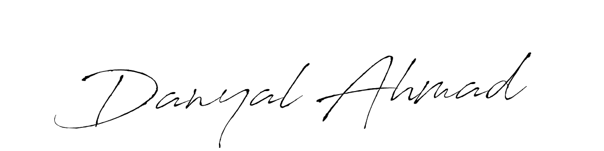 The best way (Antro_Vectra) to make a short signature is to pick only two or three words in your name. The name Danyal Ahmad include a total of six letters. For converting this name. Danyal Ahmad signature style 6 images and pictures png